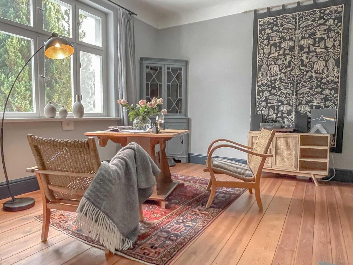 traumHaff denkmalgeschützter Amalienhof Sauna, offener Kamin, Hund Ahlbeck  Exterior foto